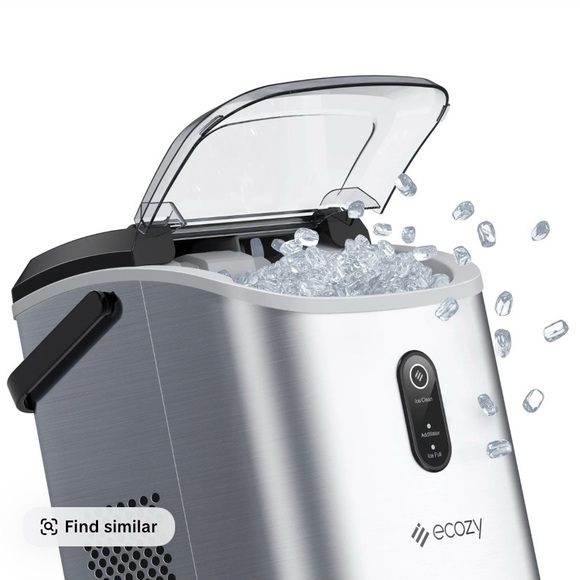 Ecozy Silver Ice Maker